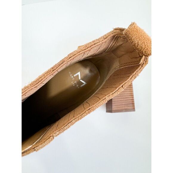 Marc Fisher Orlanda Southwestern Brown Suede Western Boho Ankle Bootie Size 9 - Picture 4 of 5